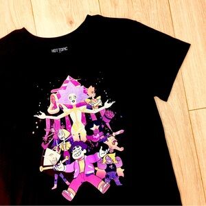 Hot Topic Steven Universe Black Graphic Tee